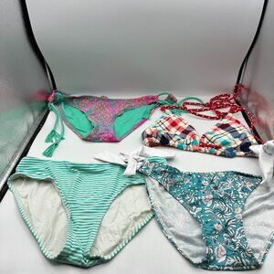 Womens Large Lot Bikini Bottoms and One Top Joe Boxer Clean Swim Suits